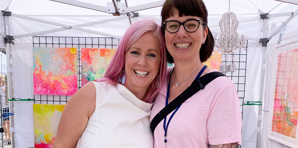 My first Toronto Outdoor Art Fair was great!