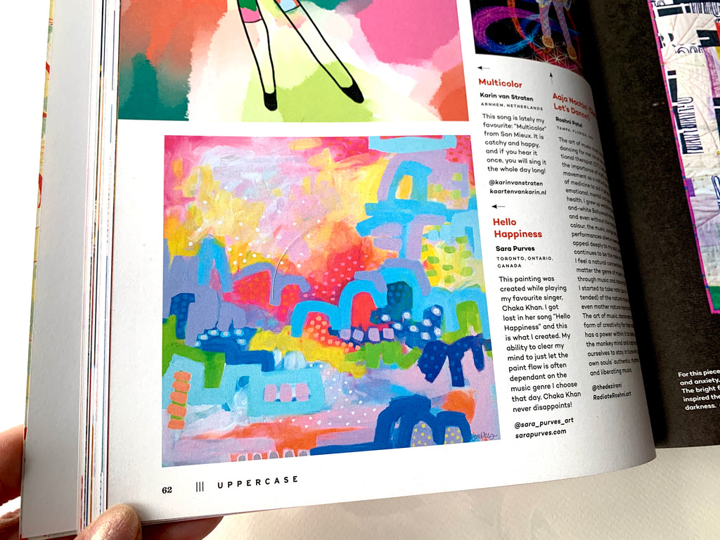 Thank you to Uppercase Magazine for featuring my painting