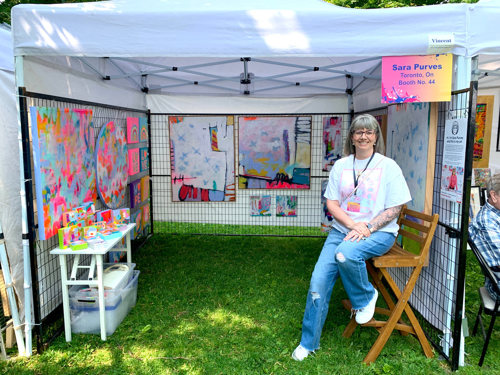 I had a great weekend at the Rosedale Art Fair