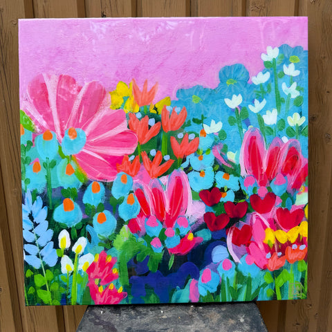 Prints mounted on wood